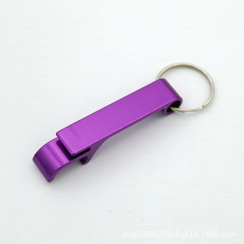 Venta al por mayor Llavero abrebotellas de aleación de aluminio